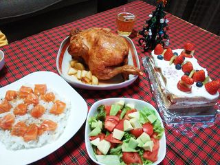 クリスマス2015_食卓